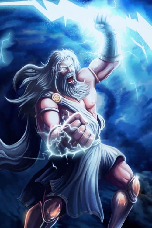 Dieux du tonnerre de différentes mythologies - Zeus - Mythologie grecque