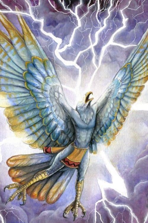 Dieux du tonnerre de différentes mythologies - Thunder Bird - Mythologie américaine