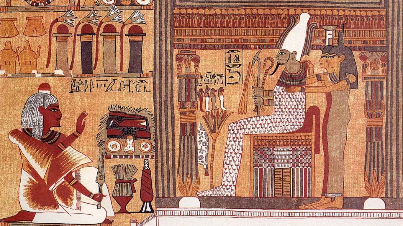 Isis et Osiris de la mythologie égyptienne