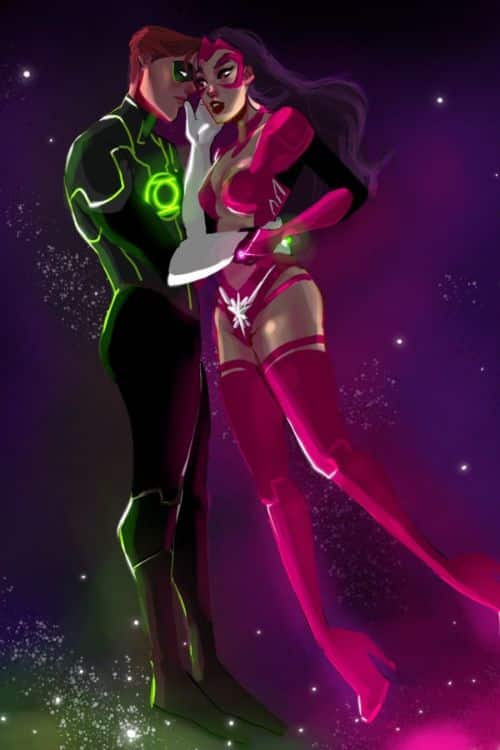 Las 10 aventuras amorosas más extrañas de DC Comics: el romance cósmico de Green Lantern y Star Sapphire