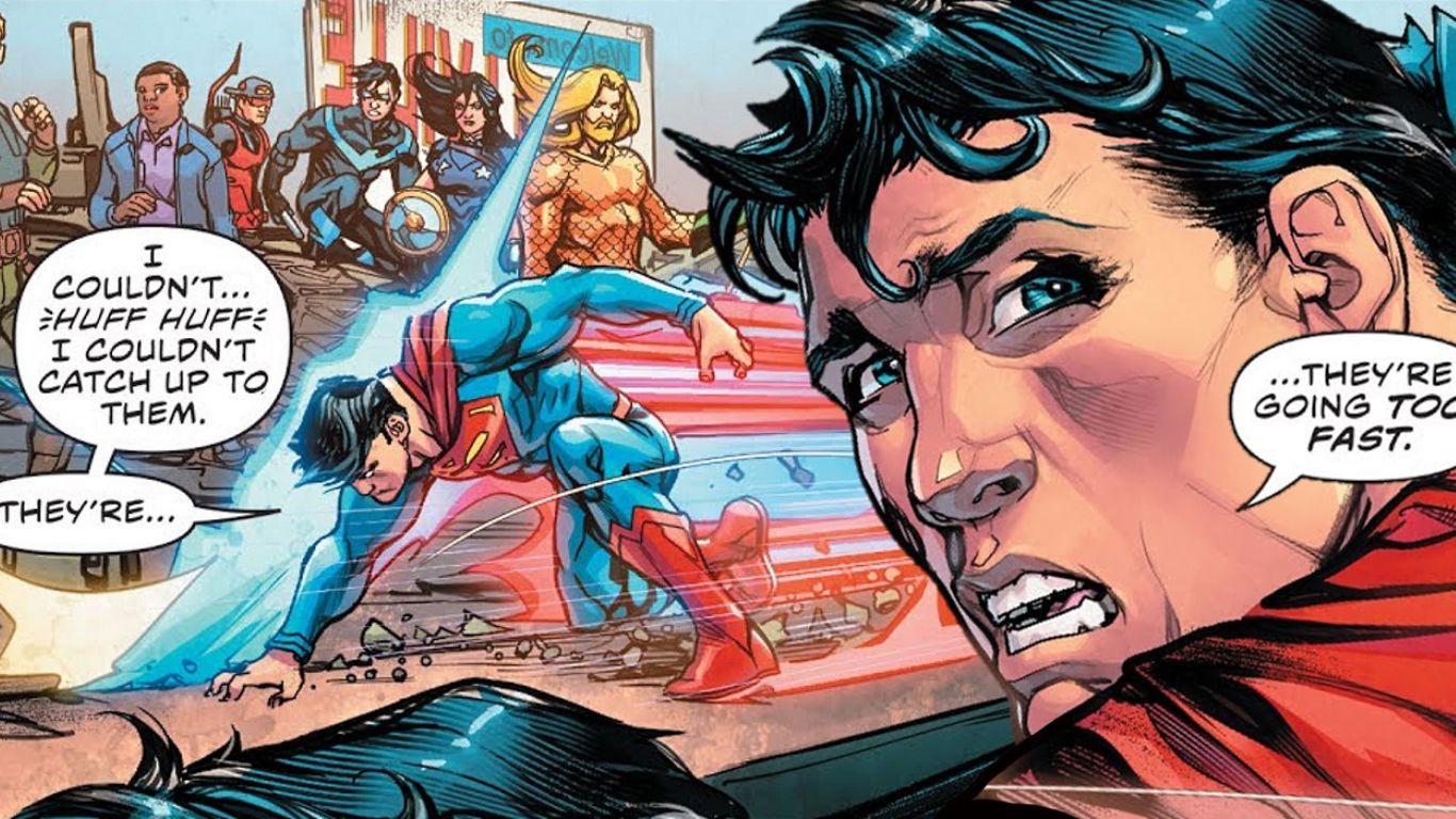 Superman n'a pas pu attraper l'une ou l'autre version du flash