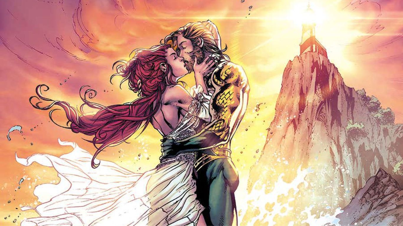 10 meilleurs arcs d'histoire romantique dans DC Comics - Aquaman et Mera