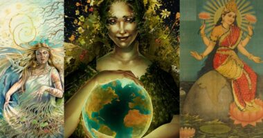 Dioses de la tierra de diferentes mitologías