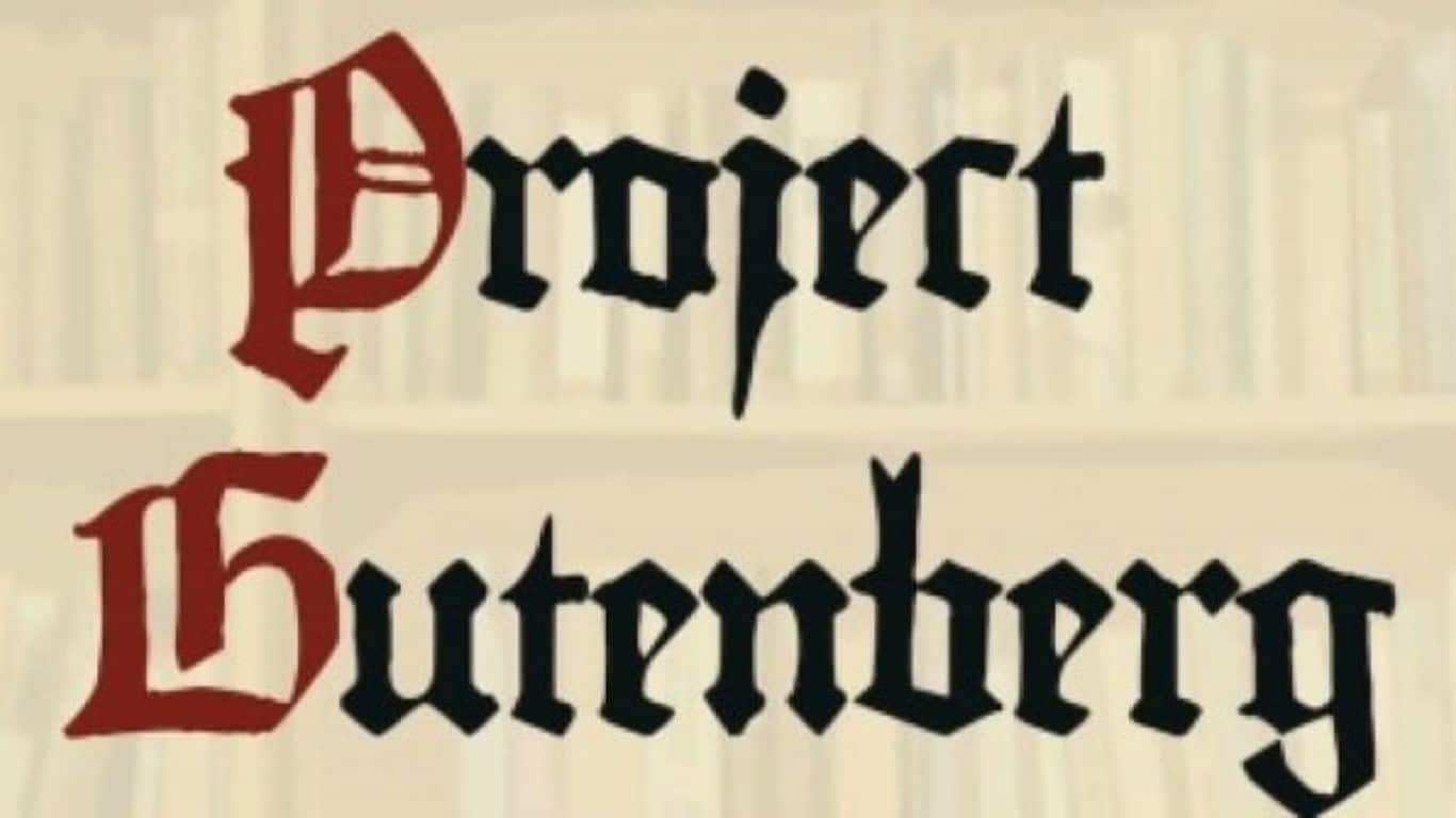 Sites de téléchargement de livres gratuits que vous auriez aimé connaître plus tôt - Projet Gutenberg
