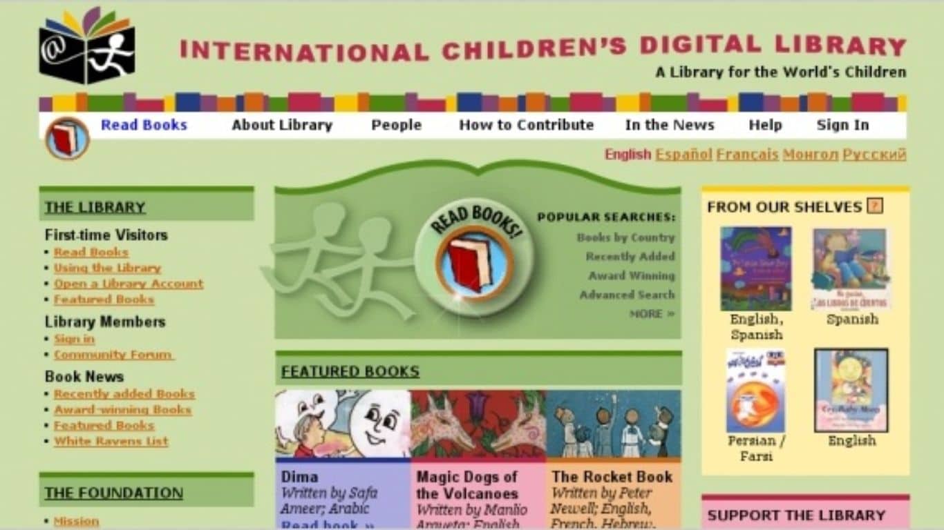 Bibliothèque numérique internationale pour enfants