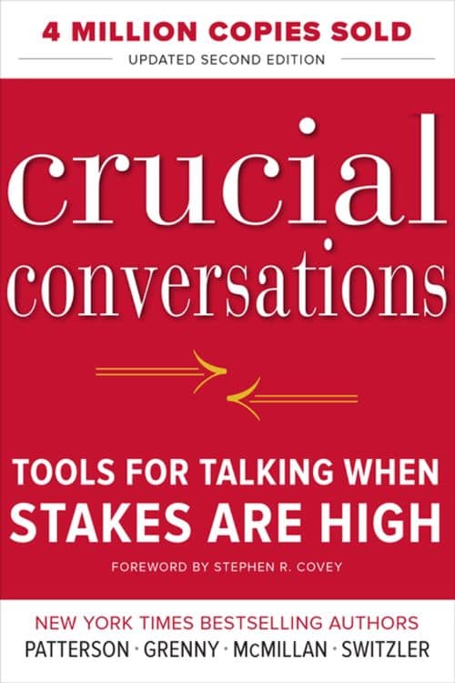 8 livres pour aiguiser vos compétences - Crucial Conversations
