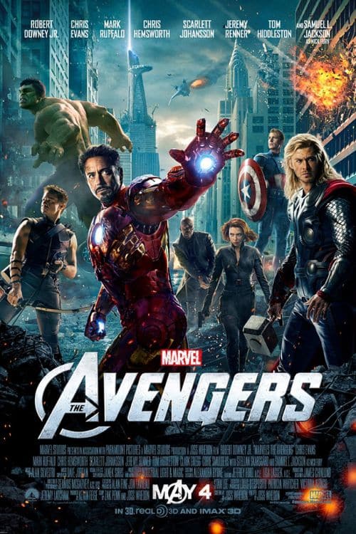 10 meilleurs crossovers dans les films et émissions de super-héros - The Avengers (2012)
