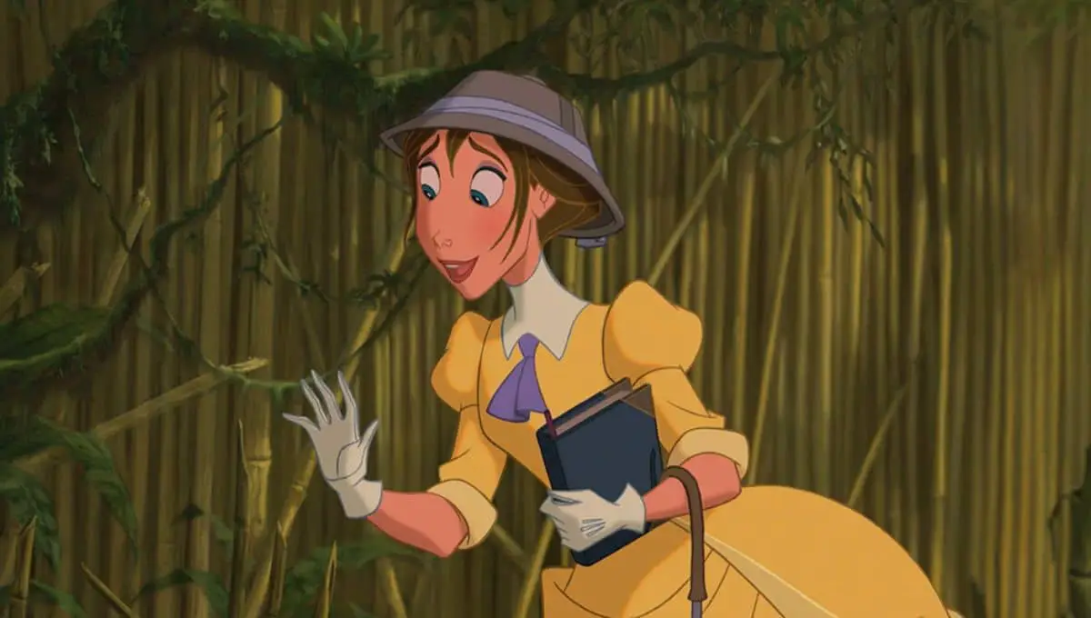 Los 10 personajes principales de Disney cuyos nombres comienzan con J - Jane (Tarzán)
