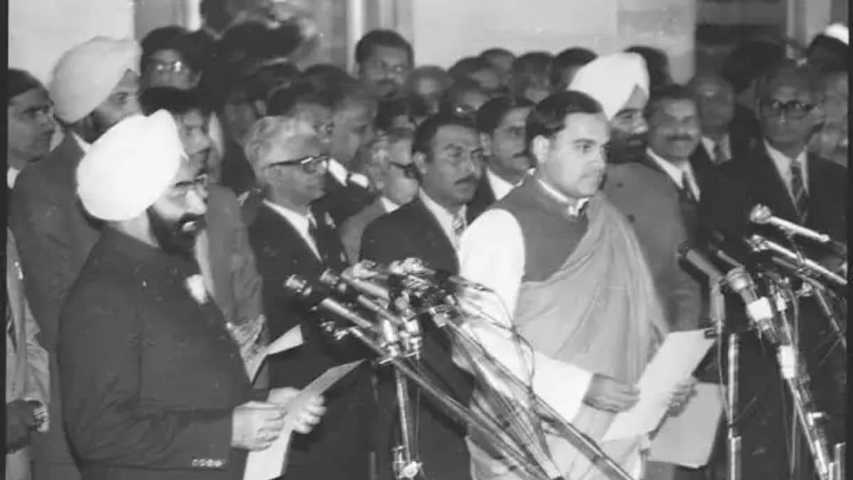 1984: Rajiv Gandhi's Victory Claim