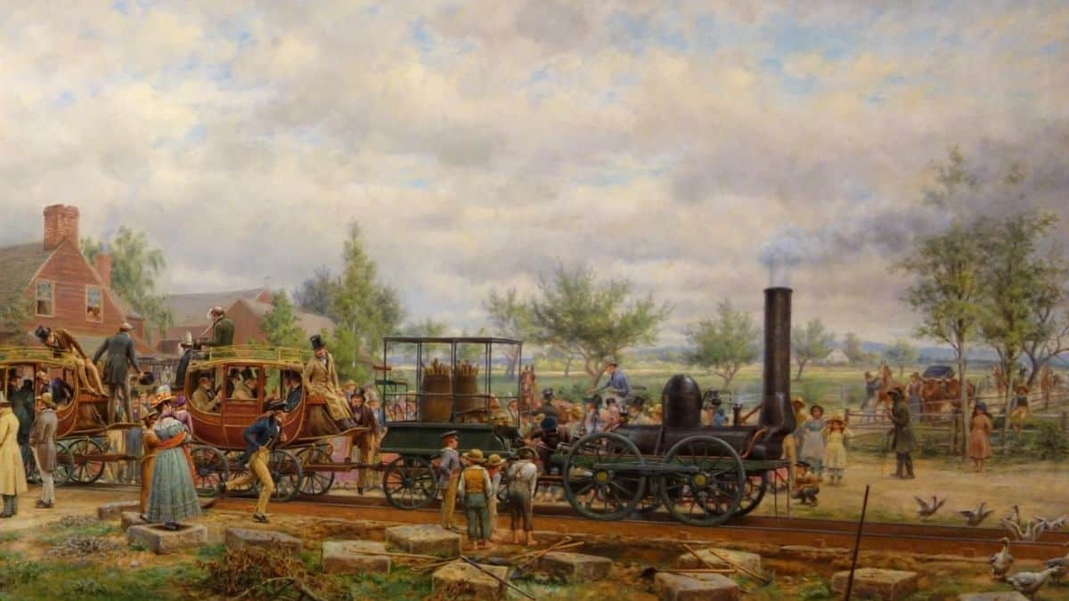 1831 : premier voyage de noces sur un chemin de fer américain